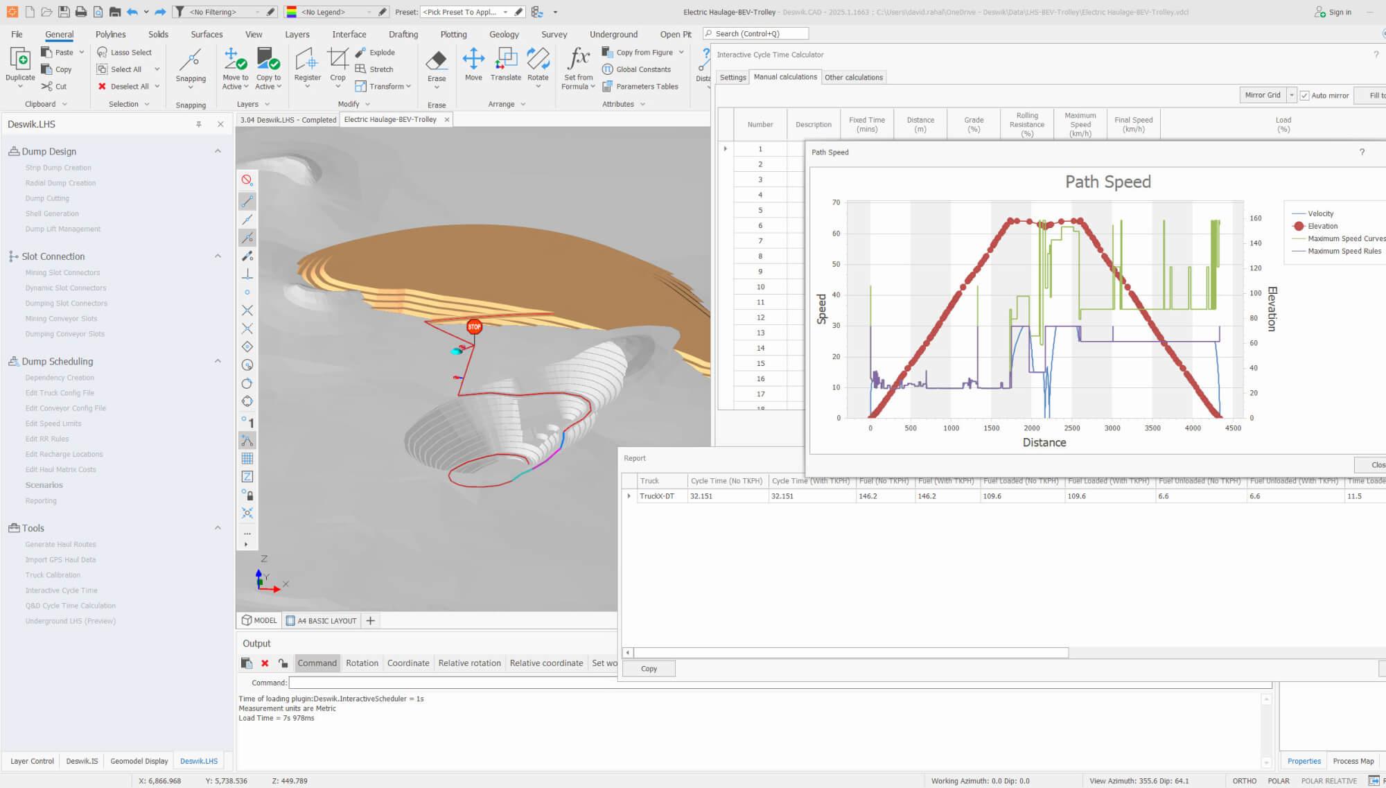 Deswik LHS Planning Software